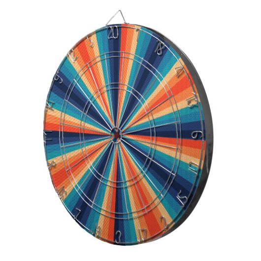 Retro-Halftone-Design Dartscheibe (Vorderseite rechts)