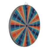 Retro-Halftone-Design Dartscheibe (Vorderseite Links)