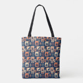 Retro-Halloween-Artistamps Tasche (Rückseite)