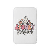 Retro Halloween Badematte (Vorderseite Vertikal)