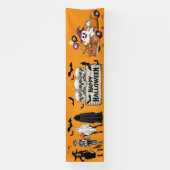 Retro Halloween Banner - Skulls & Ghosts Dekoratio (Vertikal)