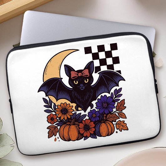 Retro Halloween-Boot mit mondgotischer Ästhetik Laptopschutzhülle
