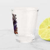 Retro Halloween-Boot mit mondgotischer Ästhetik Schnapsglas (Rechts)