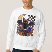 Retro Halloween-Boot mit mondgotischer Ästhetik Sweatshirt (Vorderseite)