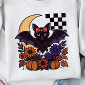 Retro Halloween-Boot mit mondgotischer Ästhetik Sweatshirt