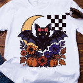 Retro Halloween-Boot mit mondgotischer Ästhetik Tri-Blend Shirt