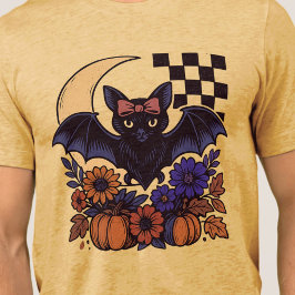 Retro Halloween-Boot mit mondgotischer Ästhetik Tri-Blend Shirt