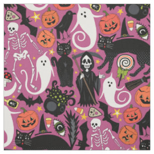 Retro-Halloween-Bubblegum Stoff