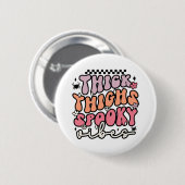Retro Halloween Button (Vorne & Hinten)