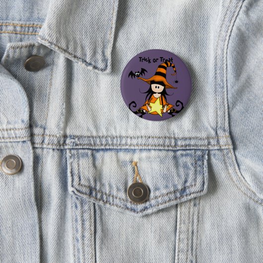 Retro Halloween Button (Beispiel)