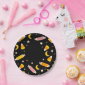 Retro Halloween Candy Classics Party (schwarz) Pappteller (Party)