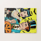 Retro Halloween Comic Puzzle (Horizontal)