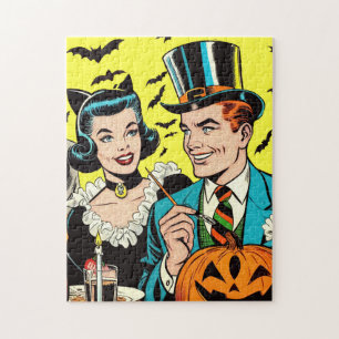 Retro-Halloween-Comics Puzzle