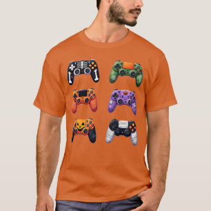 Retro-Halloween-Computerspiel-Controller  T-Shirt