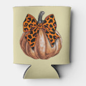 Retro Halloween Coquette Bow Pumpkin Spooky Fall Dosenkühler (Vorderseite)