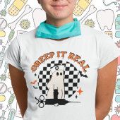Retro Halloween  Creep it Real Nurse  T-Shirt