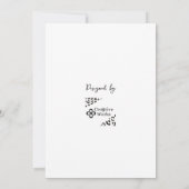 Retro Halloween Einladung (Rückseite)