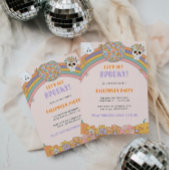 Retro Halloween Einladung für ein Groovy Halloween