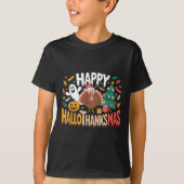 Retro Halloween Erntedank Weihnachtsfest Hallo T-Shirt (Vorderseite)