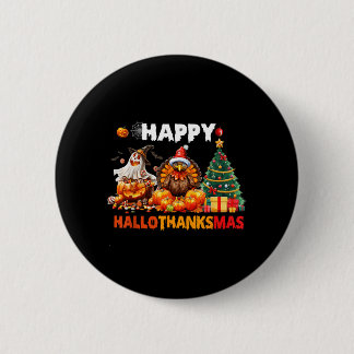 Retro Halloween Erntedankfest Weihnachten Froh Button