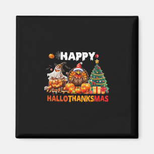 Retro Halloween Erntedankfest Weihnachten Frohe Ha Magnet