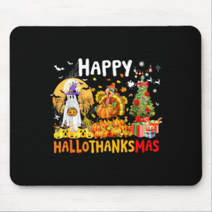 Retro Halloween Erntedankfest Weihnachten Frohe Ha Mousepad