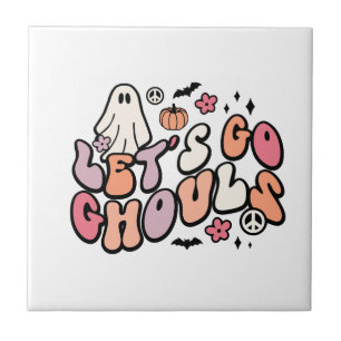 Retro Halloween Fliese
