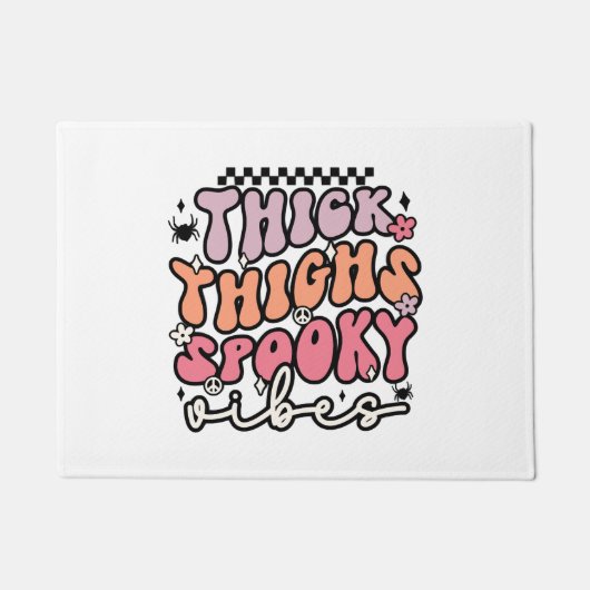 Retro Halloween Fußmatte (Vorderseite)