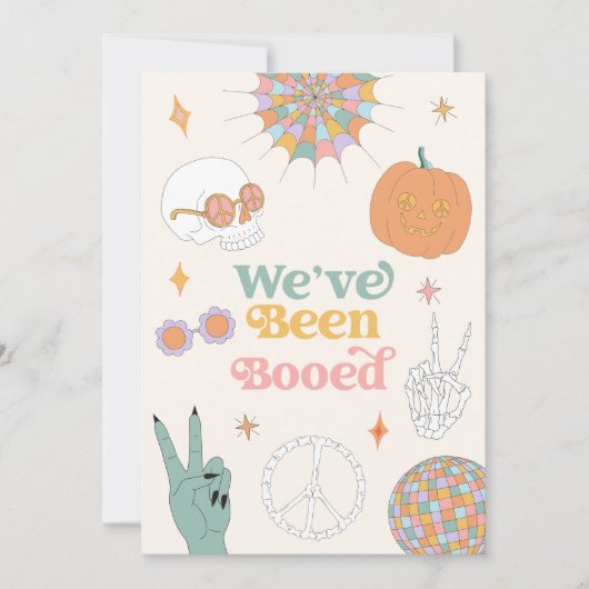 Retro Halloween Games Boo Neighbour Game Sign Einladung (Vorderseite)