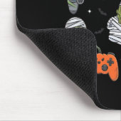 Retro Halloween Gaming Controller Skeleton Game Ha Mousepad (Ecke)
