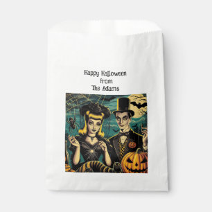 Retro Halloween-Geschenktasche Niedlicher Vintager Geschenktütchen