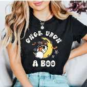 Retro Halloween Ghost Reading "Once Upon a Boo" T-Shirt