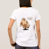 Retro Halloween Ghost Safety - Bleibe Safe T-Shirt (Rückseite)