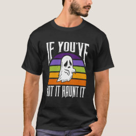 Retro Halloween Ghost-T - Shirt