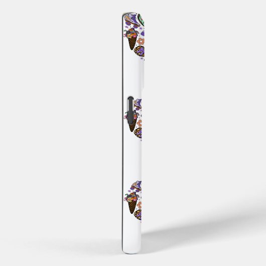 Retro Halloween Ghosts mit Roller Blades Case-Mate iPhone Hülle (Rückseite / Rechts)