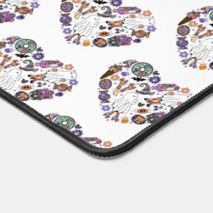 Retro Halloween Ghosts mit Roller Blades Schreibtischunterlage
