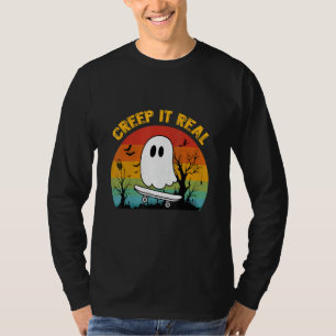 Retro Halloween Grusel-Effekt Vintage-Geist Hallow T-Shirt