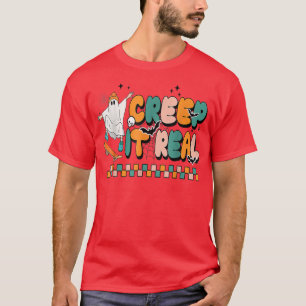 Retro Halloween Grusel Es Ist Wirklich Halloween G T-Shirt