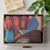 Retro-halloween Hexe-Button Seidenpapier (Geschenk)