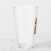 Retro-Halloween-Hochlandkuh Glas (Rechts)