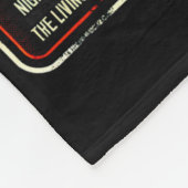 Retro Halloween Horror Night 80er Slasher Vibes Fleecedecke (Ecke)