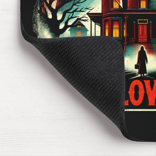 Retro Halloween Horror Night 80er Slasher Vibes Mousepad (Ecke)