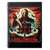 Retro Halloween Horror Night 80er Slasher Vibes Notizblock (Vorderseite)