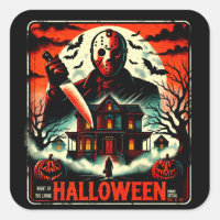 Retro Halloween Horror Night 80er Slasher Vibes