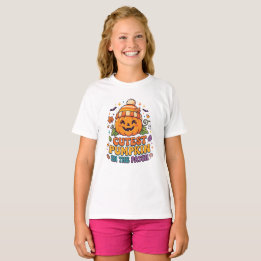 Retro-Halloween-Kinder-T-Shirt ,Gruseliger kleiner T-Shirt