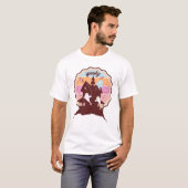 Retro Halloween Kostüm Spooky Spuk House Ghost T-Shirt (Vorne ganz)