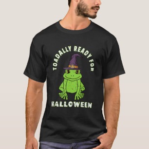 Retro-Halloween-Krötenfrosch-Wortspiel - Toadally T-Shirt