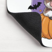 Retro Halloween Kuh Moo I Gemein Boo Funny Fall Mousepad (Ecke)