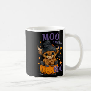 Retro Halloween-Kuh Muh Ich meine Boo Lustiger Her Kaffeetasse