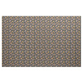 Retro-Halloween-Kürbisse und Blumenmuster Stoff (Yard (91,4 cm))